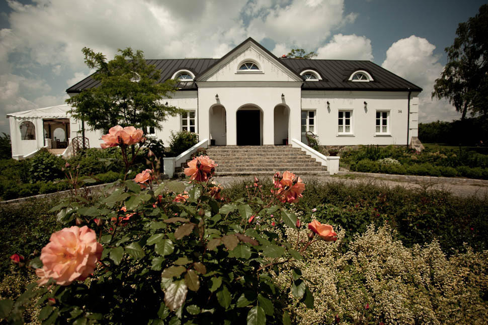 Dwor Na Wichrowym Wzgorzu Bed and Breakfast Przybysławice Buitenkant foto