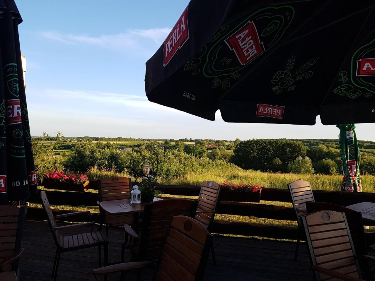 Dwor Na Wichrowym Wzgorzu Bed and Breakfast Przybysławice Buitenkant foto